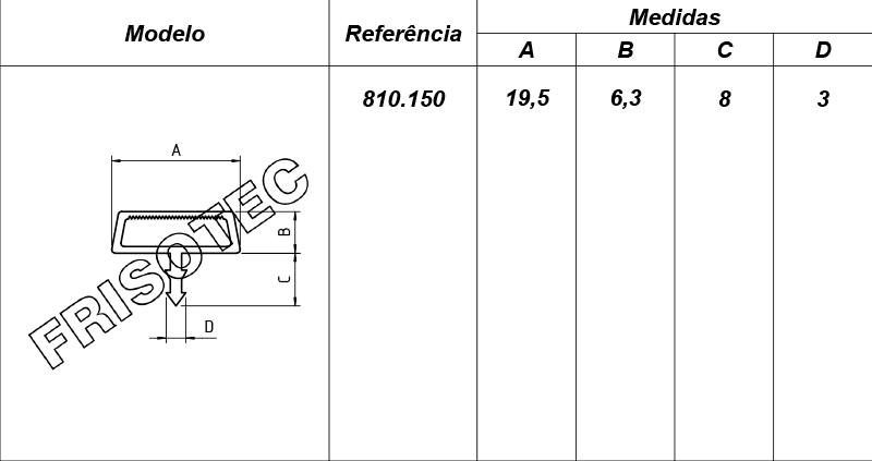 Perfil de Embutir pra LED com Lente